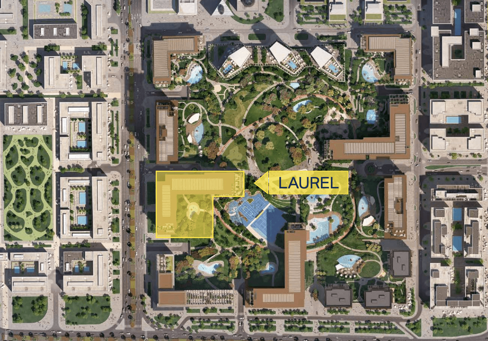 Laurel Central Park by Meraas, image 6 of 6. Render supplied by developer.