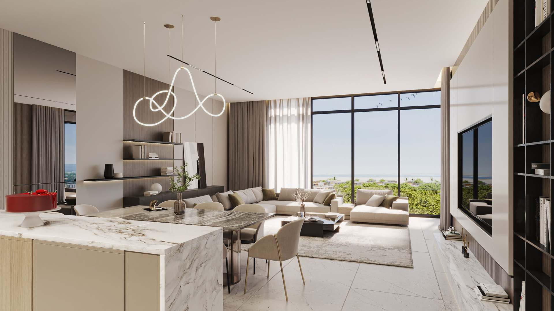 Reem Hills Apartments Phase 2 by Q Properties, image 8 of 15. Render supplied by developer.