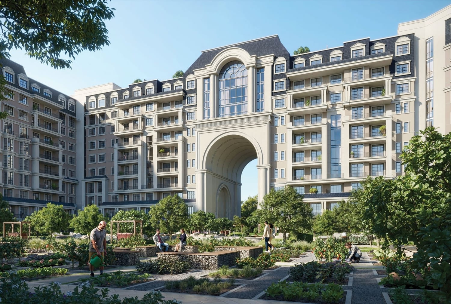 Bab Al Qasr Garden Residence 66 by Burtville Developments, image 1 of 6. Render supplied by developer.