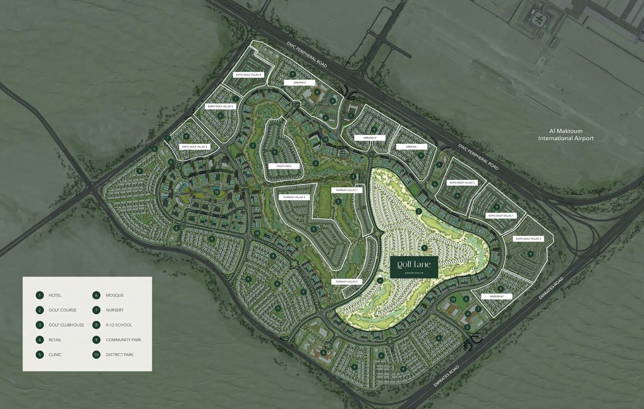 Golf Lane by Emaar, image 8 of 8. Render supplied by developer.