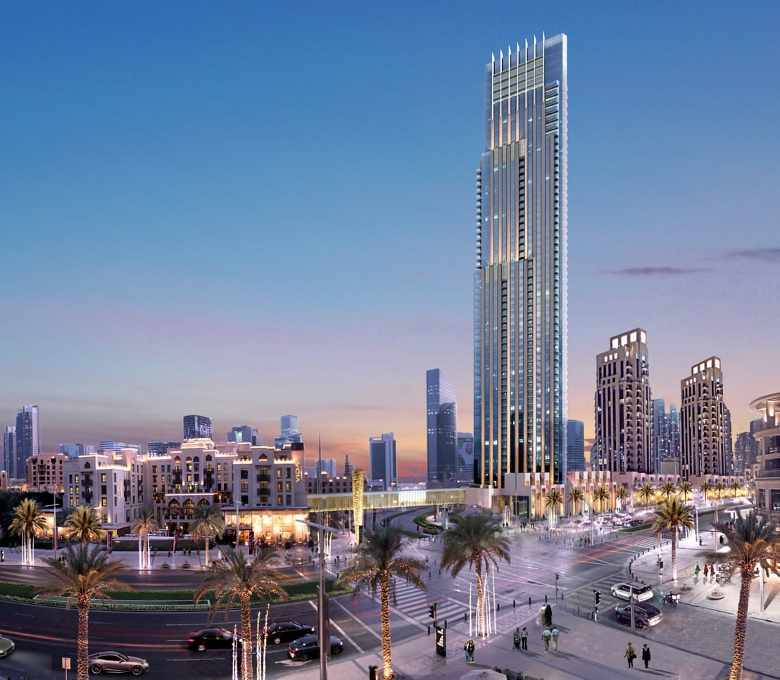 Vida Residence Downtown by Emaar, Downtown Dubai. Render supplied by developer.