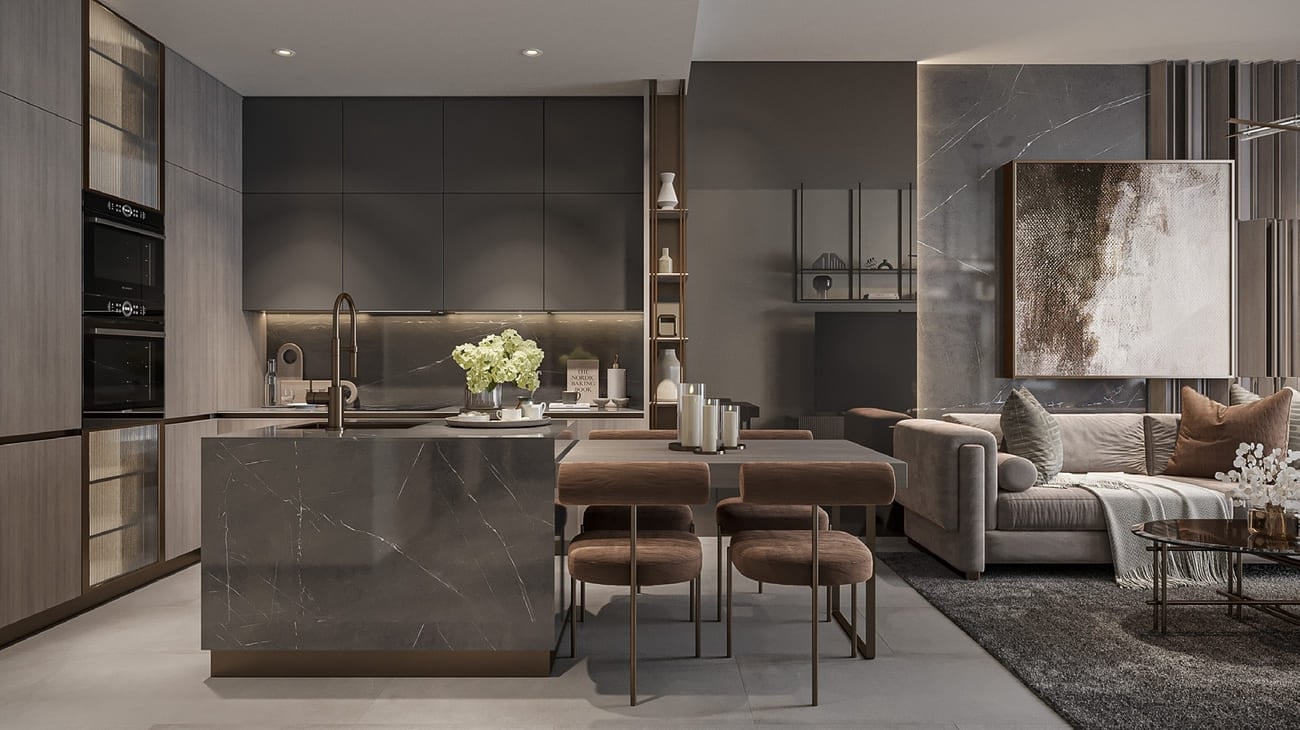 One Park Square by IMAN Developers, image 5 of 11. Render supplied by developer.