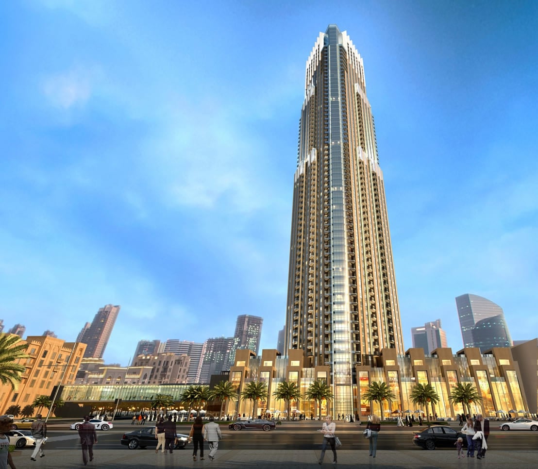 Vida Residence Downtown by Emaar, image 1 of 9. Render supplied by developer.
