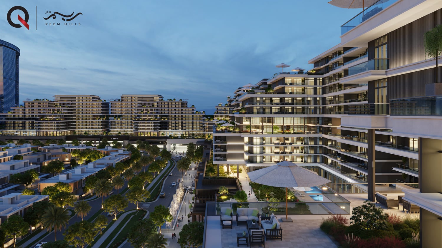 Reem Hills Apartments Phase 2 by Q Properties, image 4 of 15. Render supplied by developer.