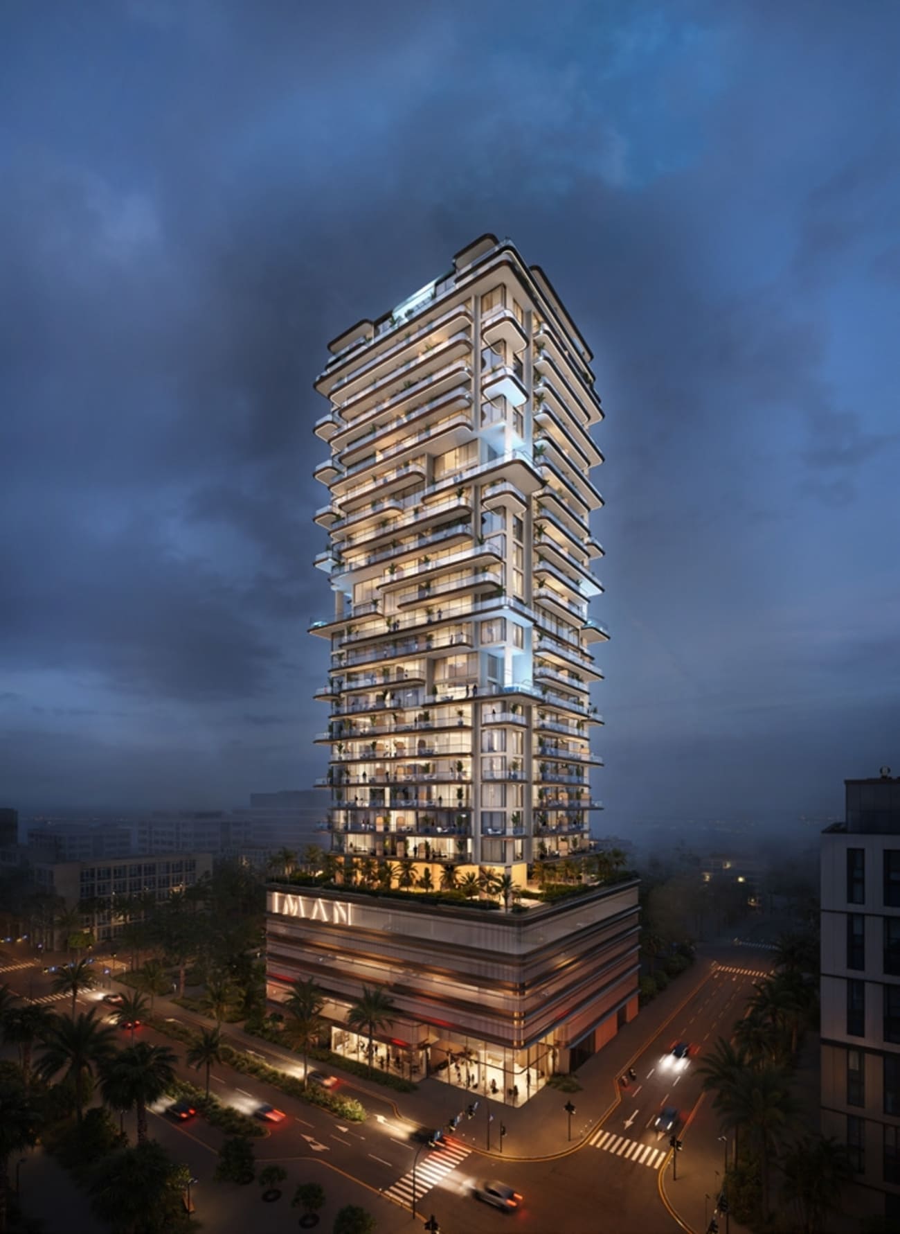 One Park Square by IMAN Developers, image 1 of 11. Render supplied by developer.