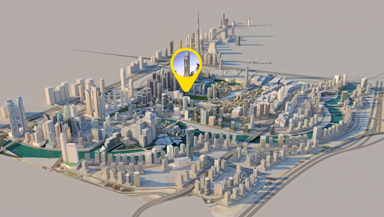 Vida Residence Downtown by Emaar, image 8 of 9. Render supplied by developer.