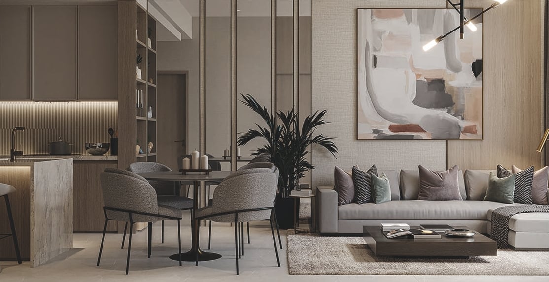 Beverly Residence 2 by HMB Homes, image 6 of 9. Render supplied by developer.