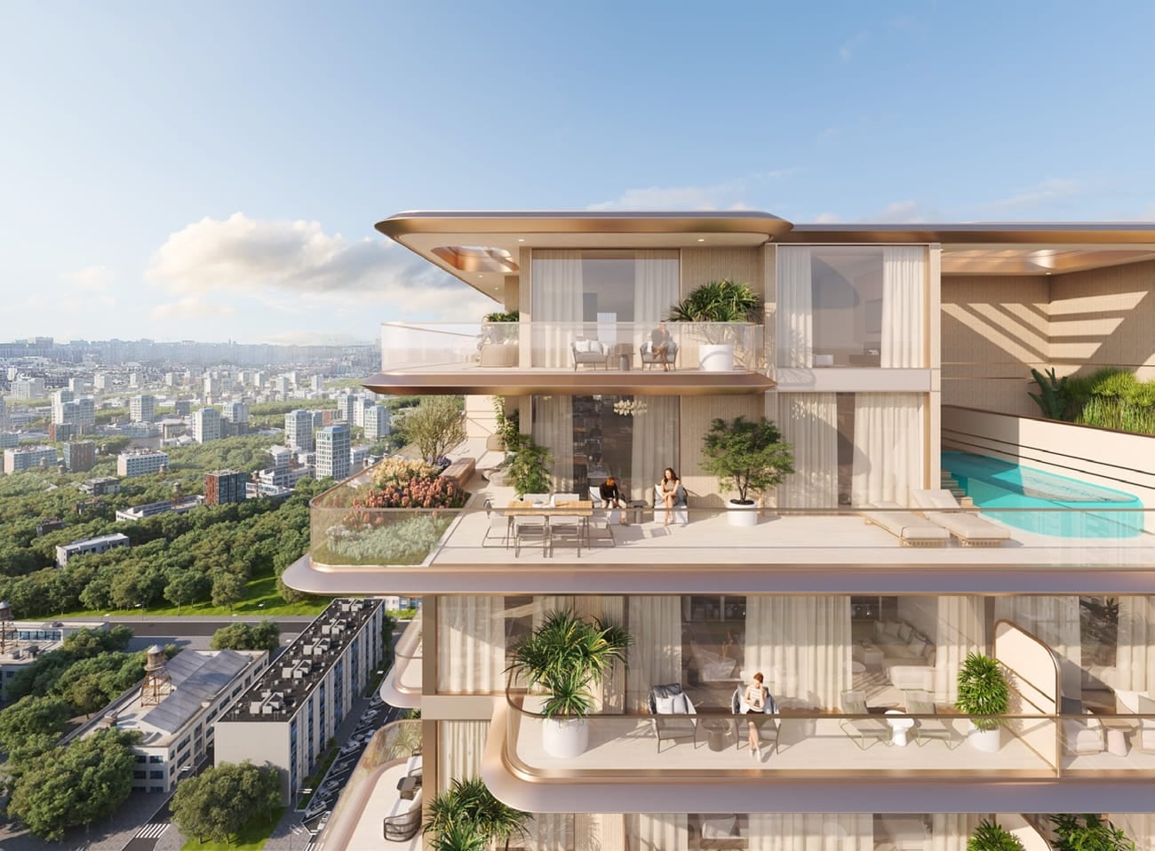 One Park Square by IMAN Developers, image 3 of 11. Render supplied by developer.