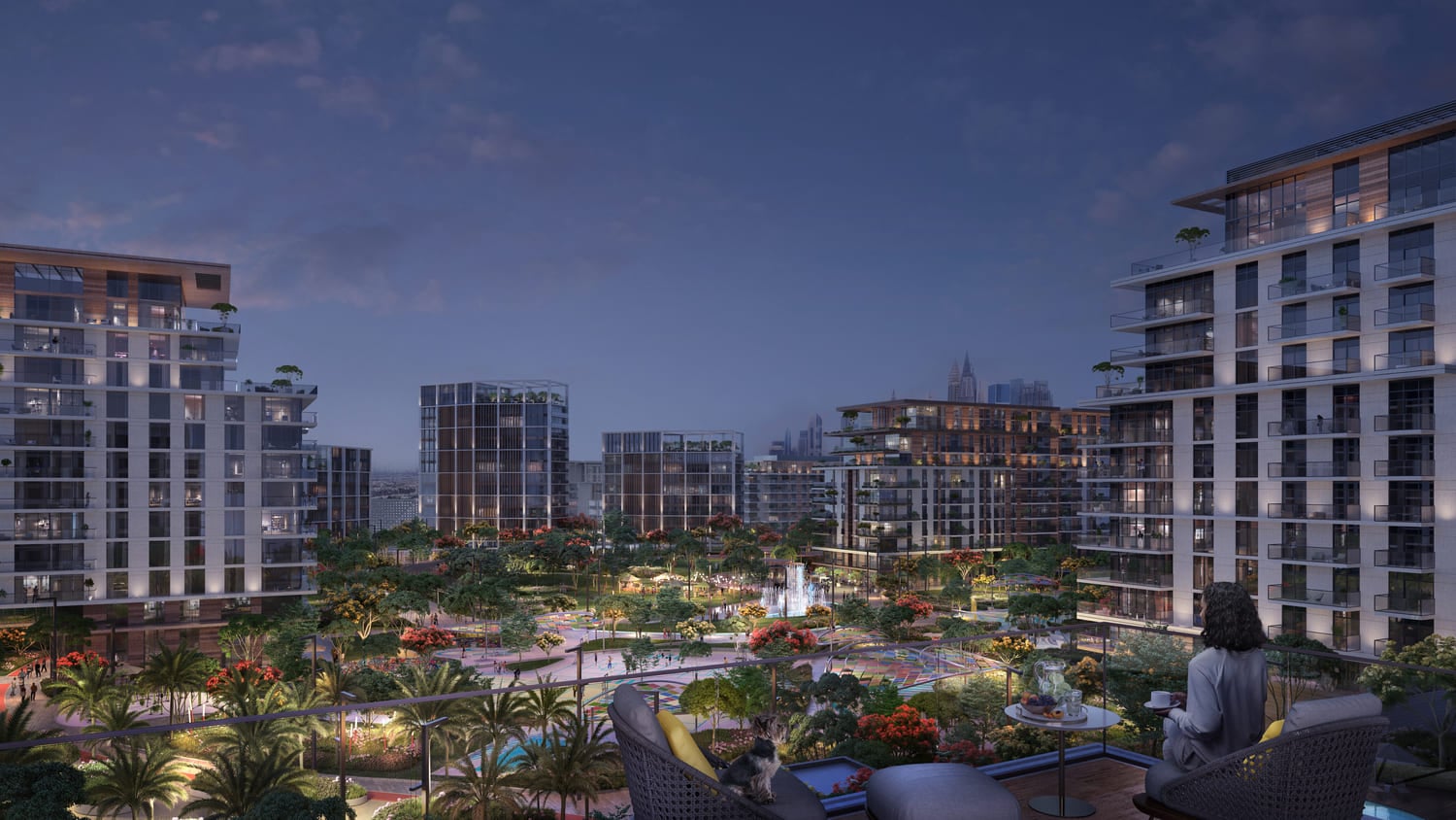 Thyme Central Park by Meraas, image 2 of 13. Render supplied by developer.
