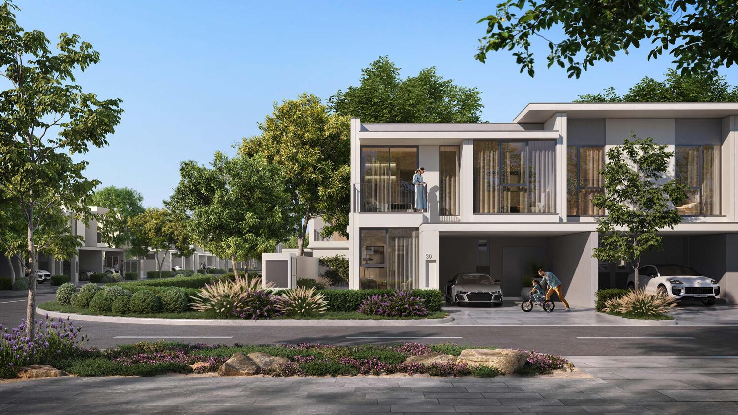 Vindera at The Valley by Emaar, image 1 of 7. Render supplied by developer.