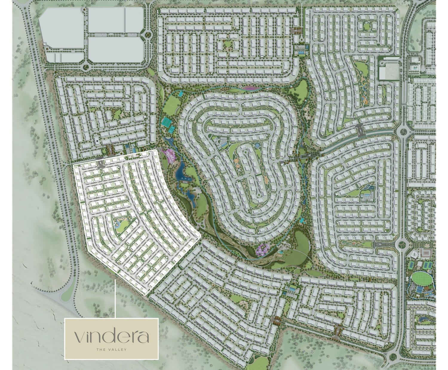 Vindera at The Valley by Emaar, image 7 of 7. Render supplied by developer.