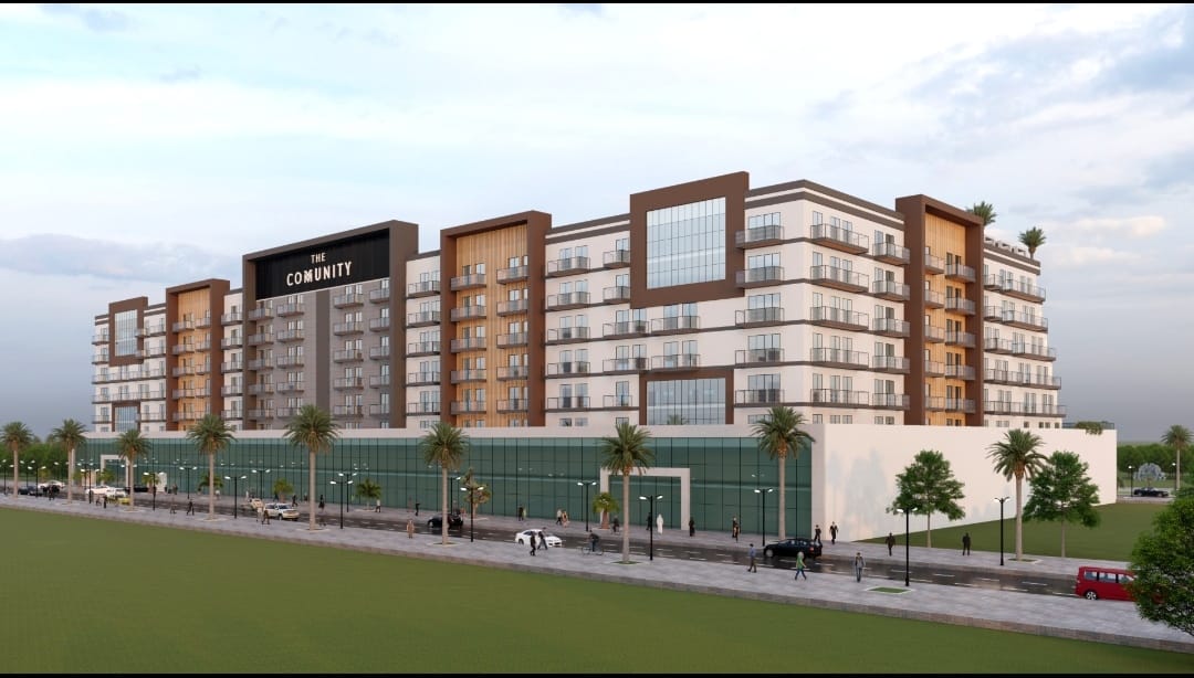 The Community Motor City by AQUA Developments, image 1 of 7. Render supplied by developer.