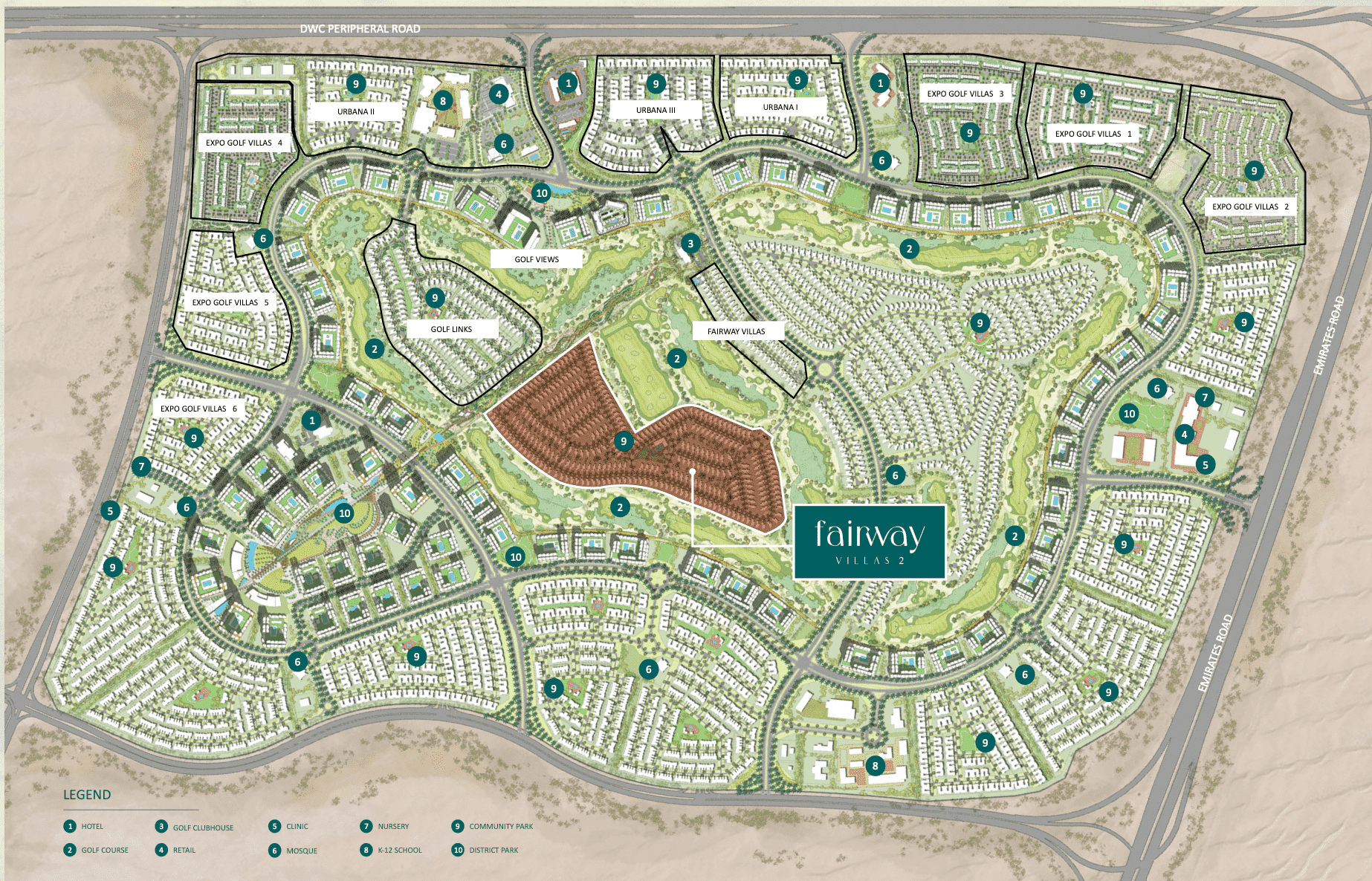 Fairway Villas 2 by Emaar, image 8 of 8. Render supplied by developer.