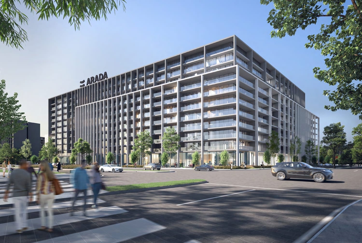 Nesba 2 Aljada by ARADA in Muwaileh Commercial, render supplied by developer