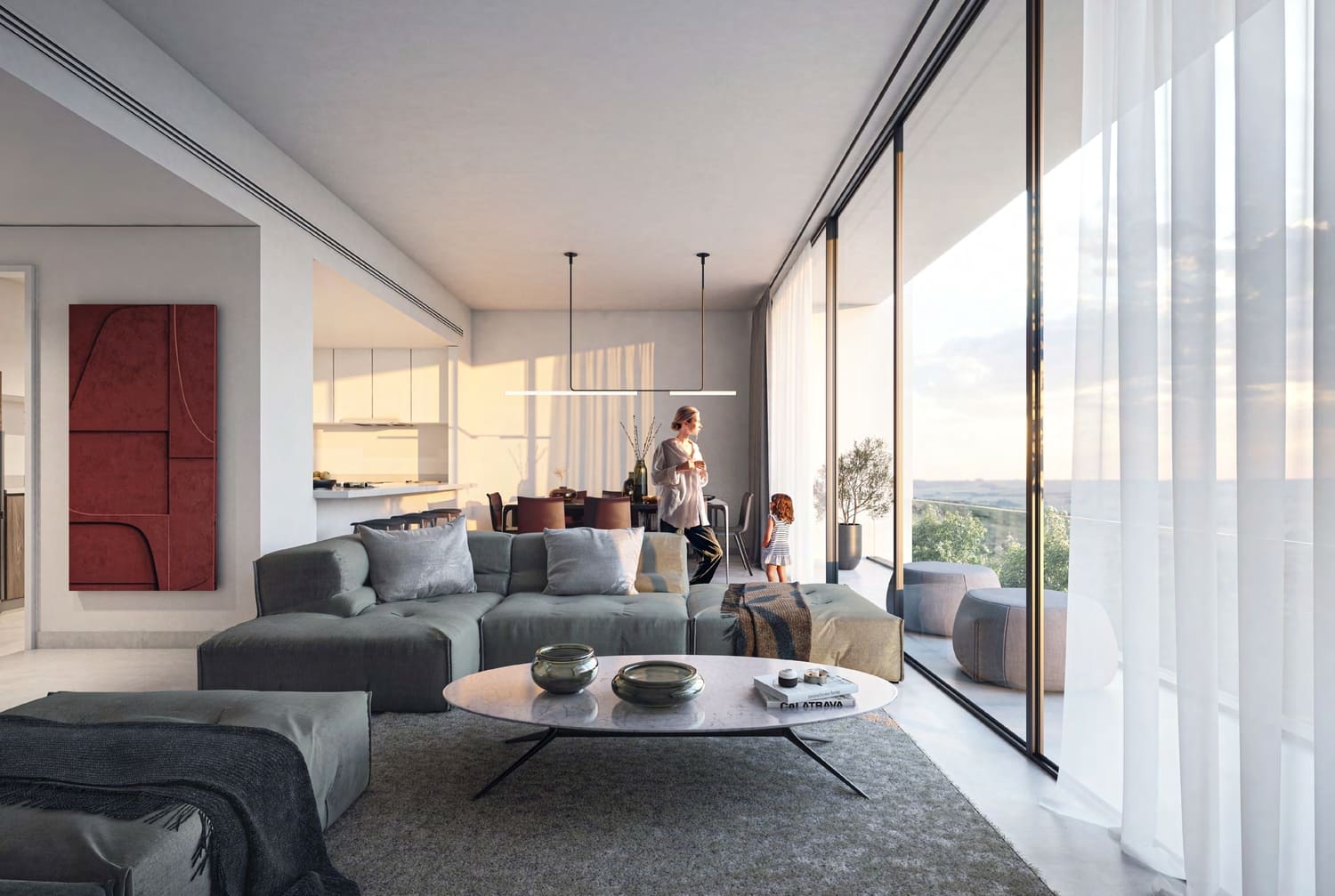 Nesba 2 Aljada by ARADA, image 3 of 6. Render supplied by developer.