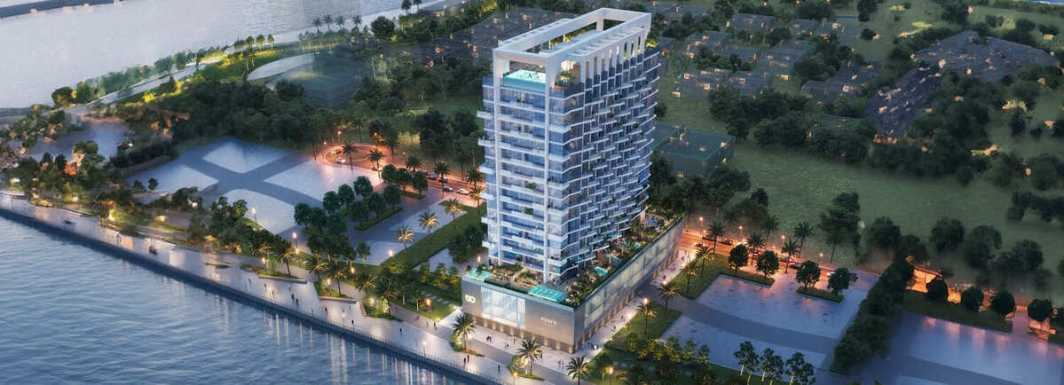 Azura Residences by IGO, Dubai Islands. Render supplied by developer.