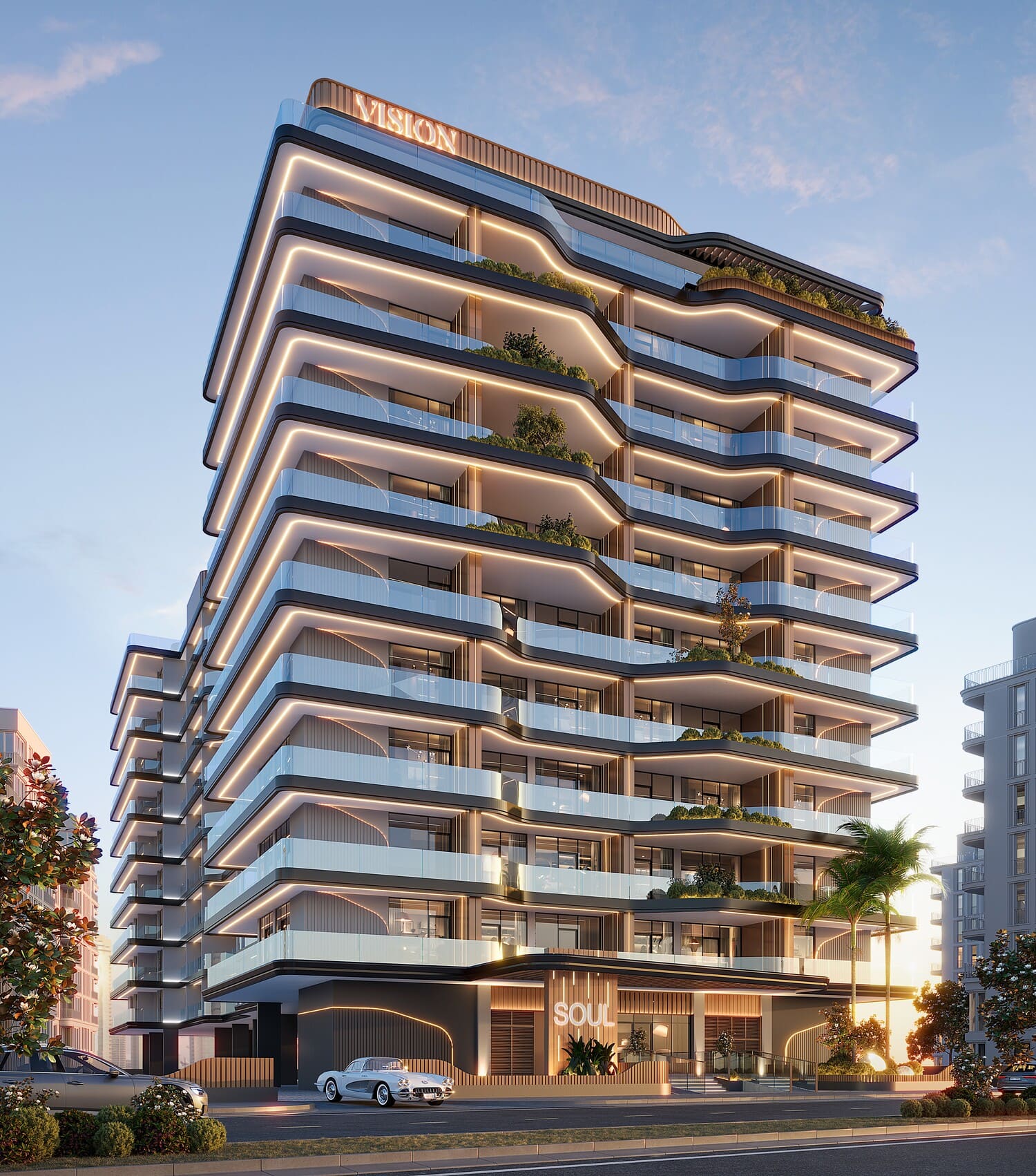 Soul by Vision, Dubai Production City. Render supplied by developer.