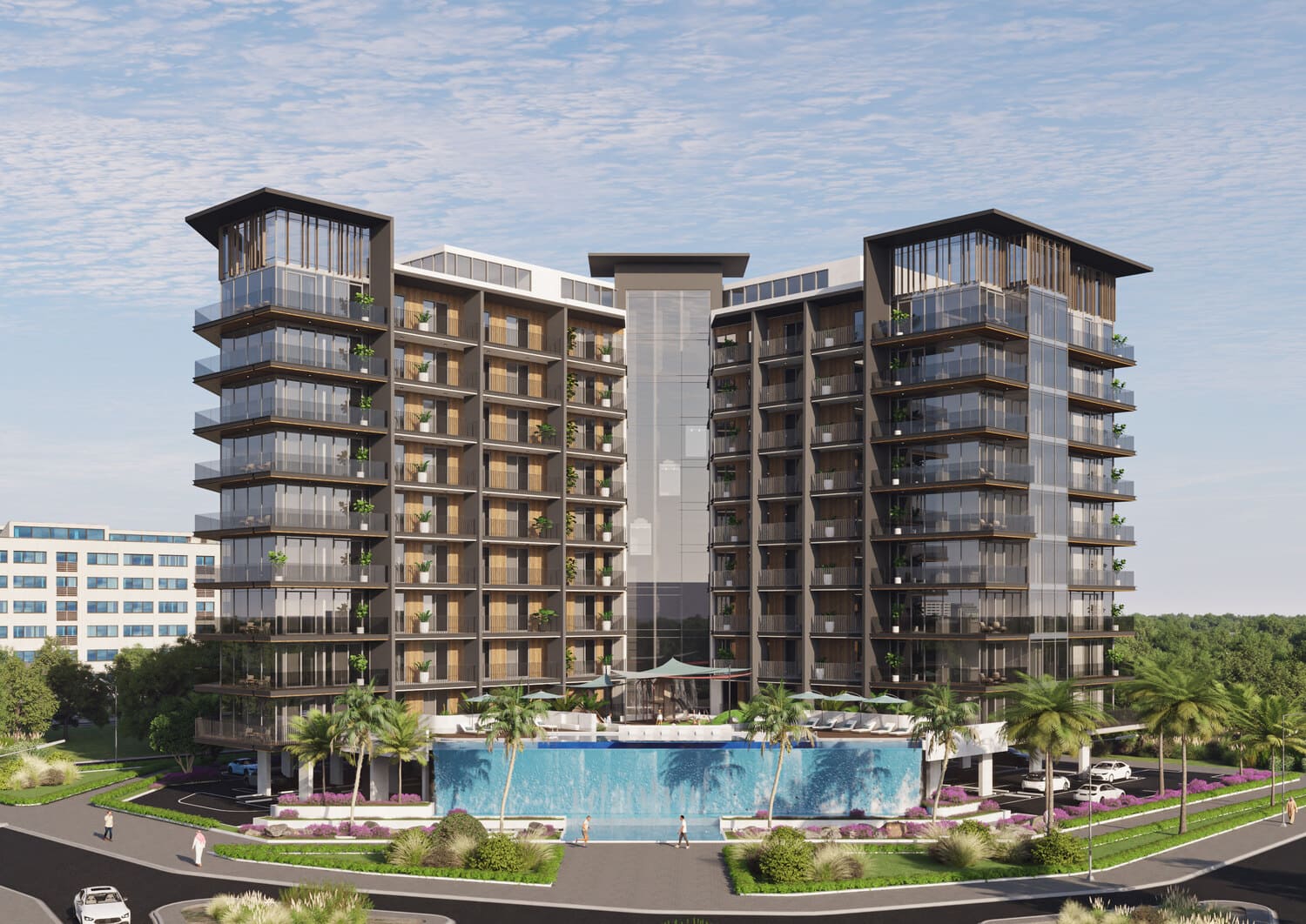 Floarea Residence by Mashriq Elite Developments, image 1 of 21. Render supplied by developer.
