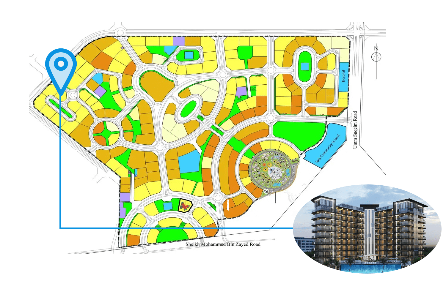 Floarea Residence by Mashriq Elite Developments, image 17 of 21. Render supplied by developer.