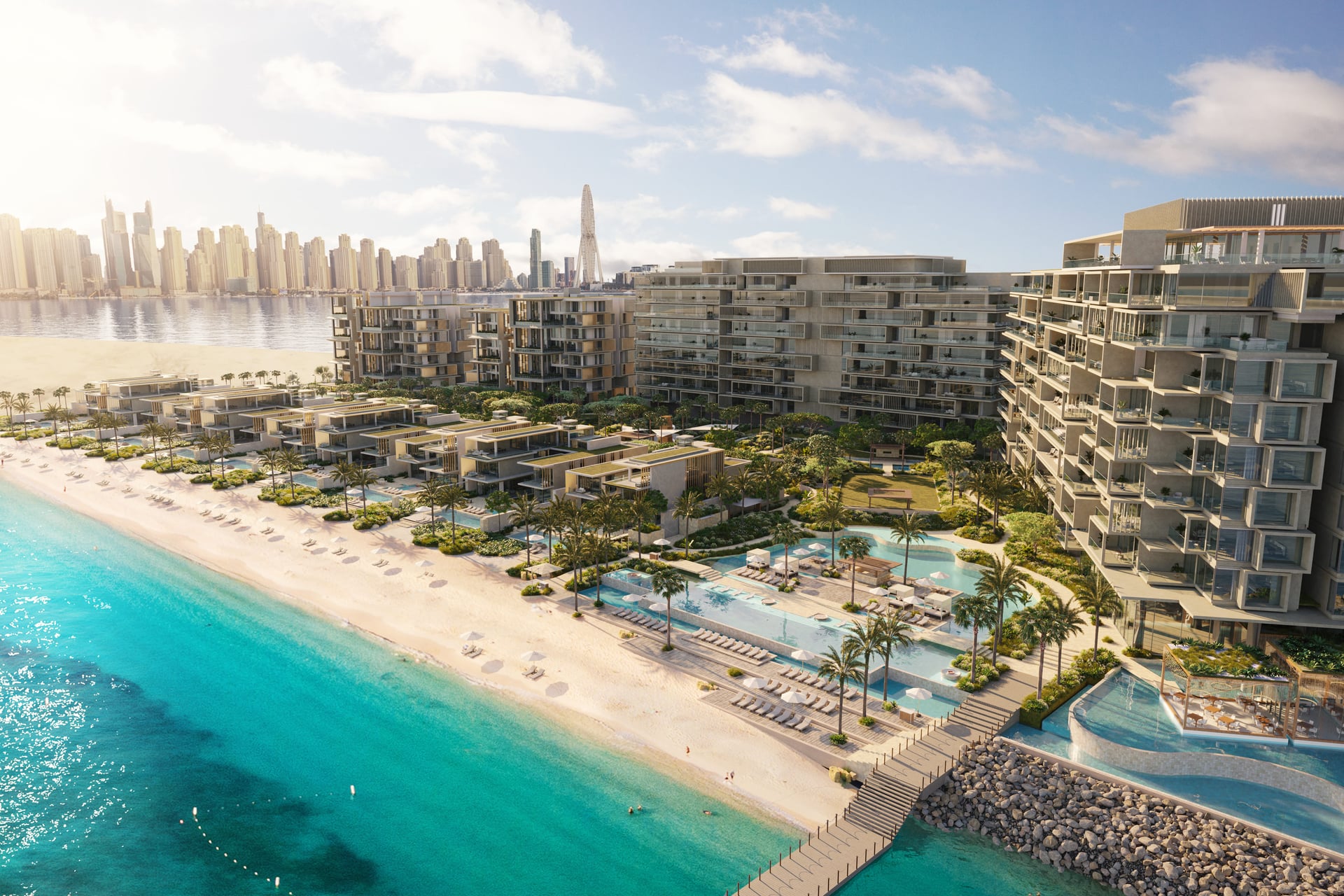 Six Senses by Select Group, Palm Jumeirah. Render supplied by developer.