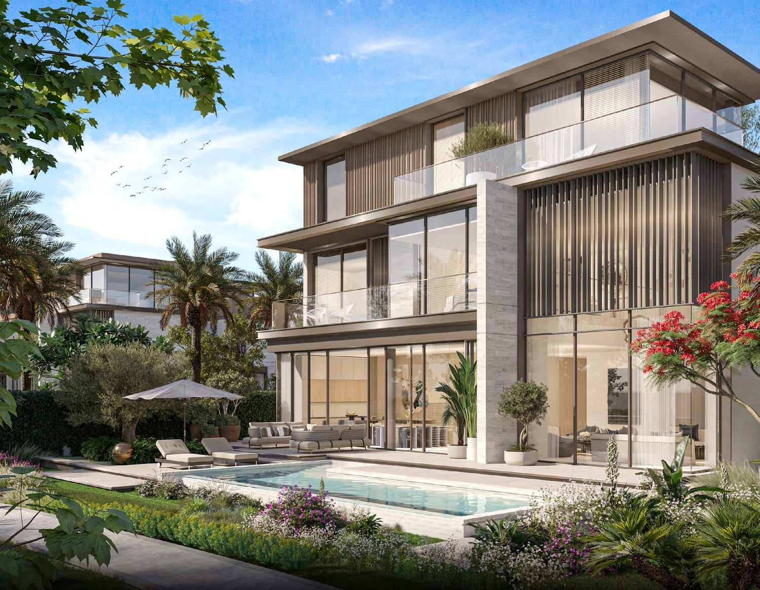Nad Al Sheba Gardens Phase 7 by Meraas, image 8 of 20. Render supplied by developer.