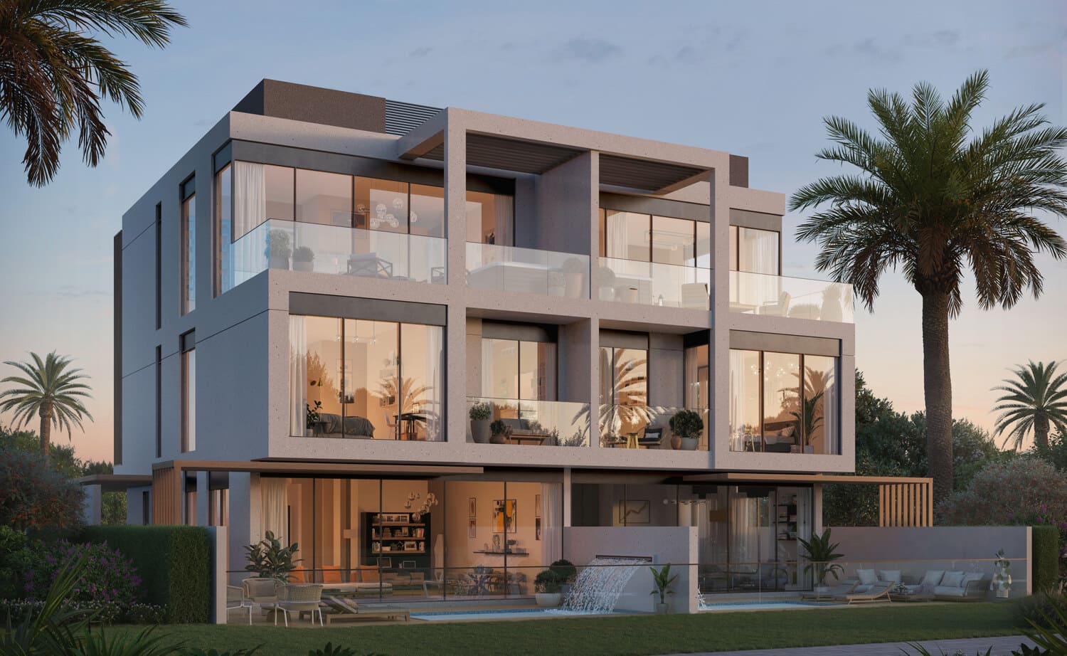 Terra Golf Collection by Taraf in Jumeirah Golf Estates, render supplied by developer