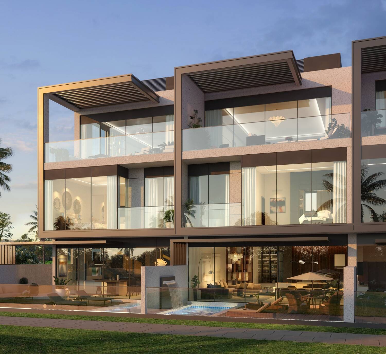 Terra Golf Collection by Taraf, image 3 of 21. Render supplied by developer.