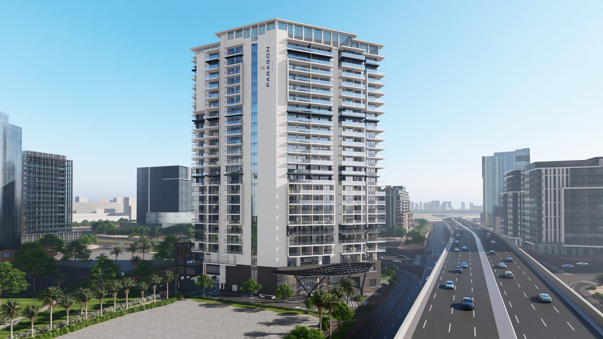 The Paragon by IGO, image 1 of 16. Render supplied by developer.