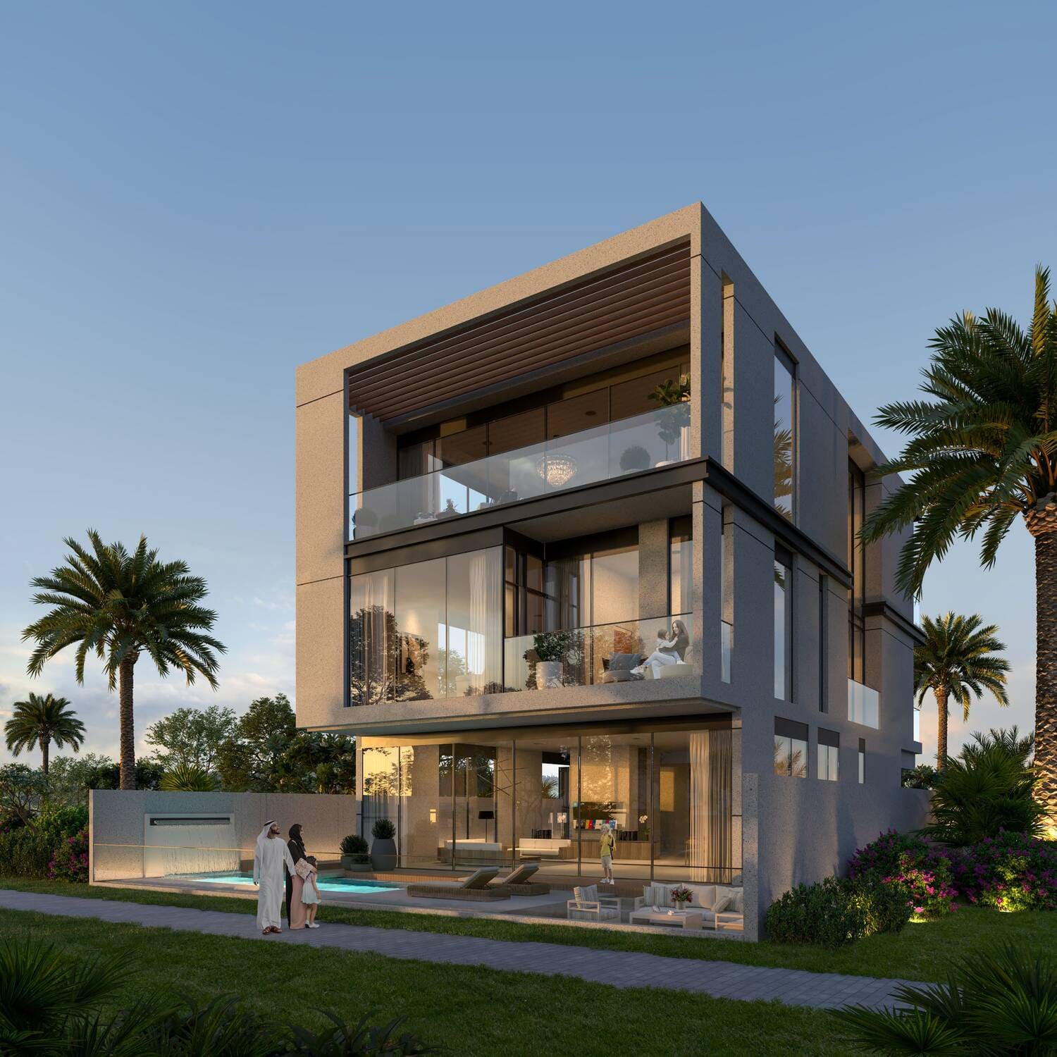 Terra Golf Collection by Taraf, image 6 of 21. Render supplied by developer.