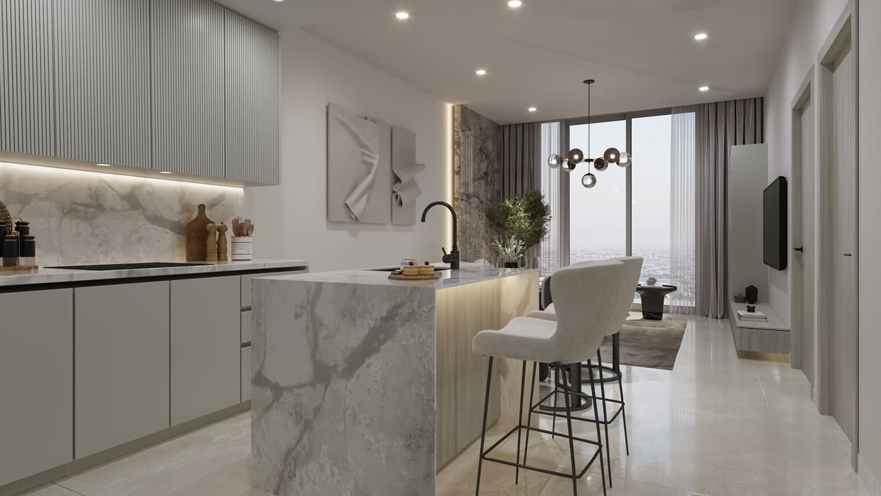 Floarea Vista by Mashriq Elite Developments, image 4 of 7. Render supplied by developer.