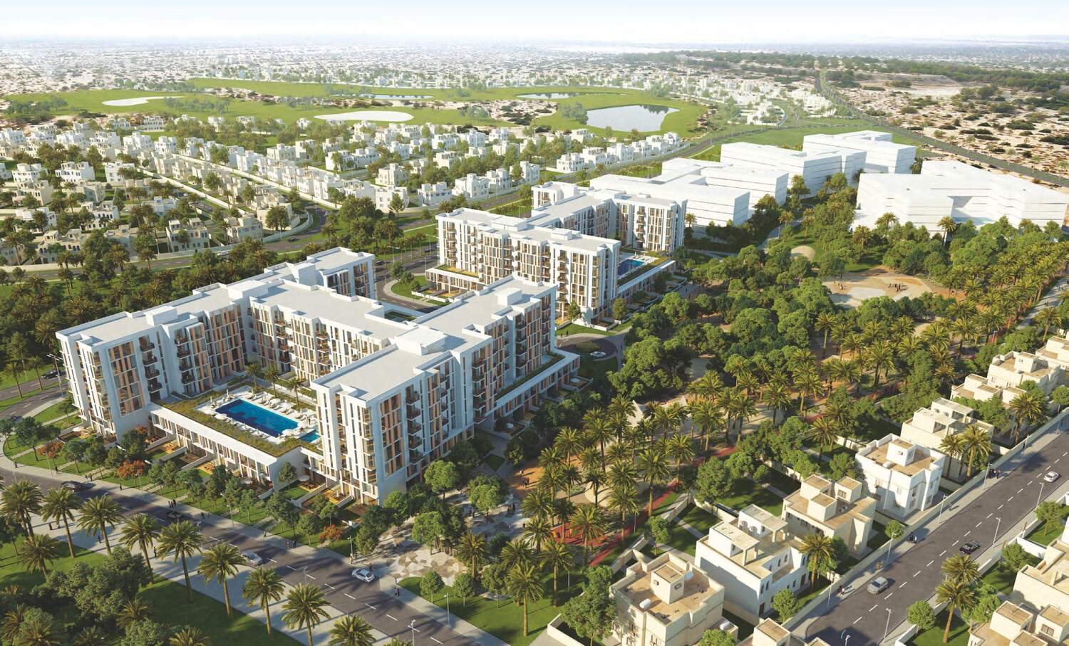 Mudon Views by Dubai Properties, Mudon. Render supplied by developer.