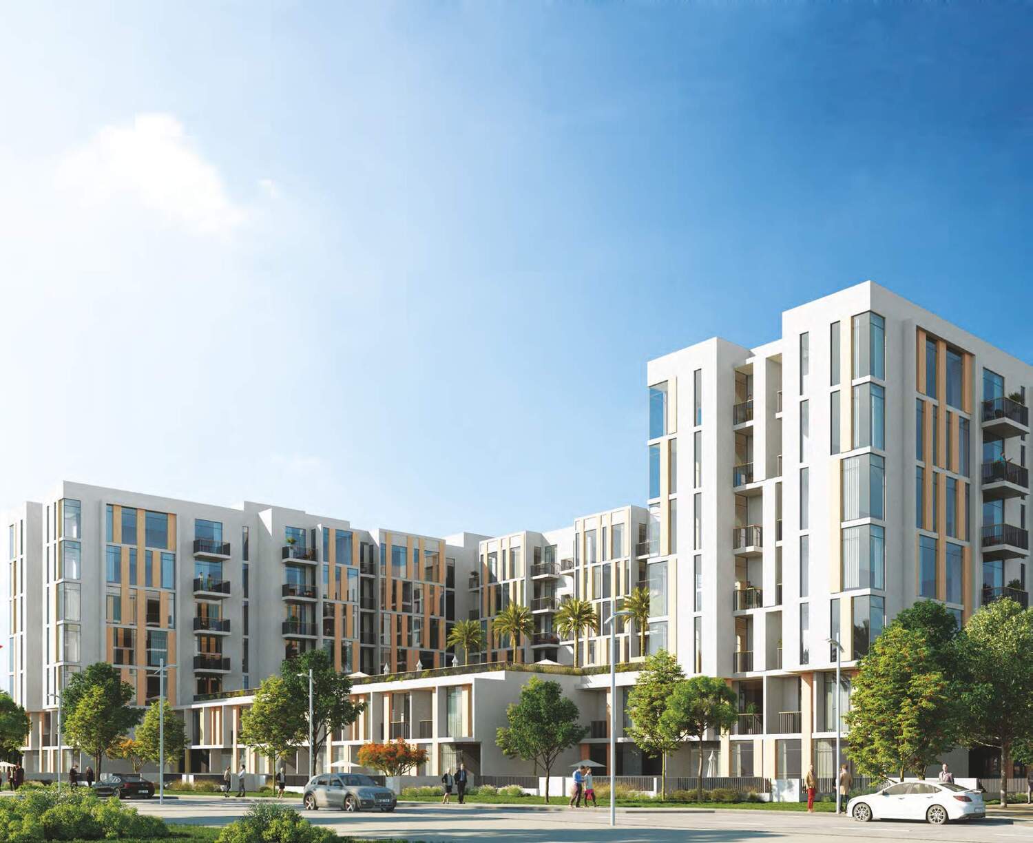 Mudon Views by Dubai Properties, image 1 of 11. Render supplied by developer.