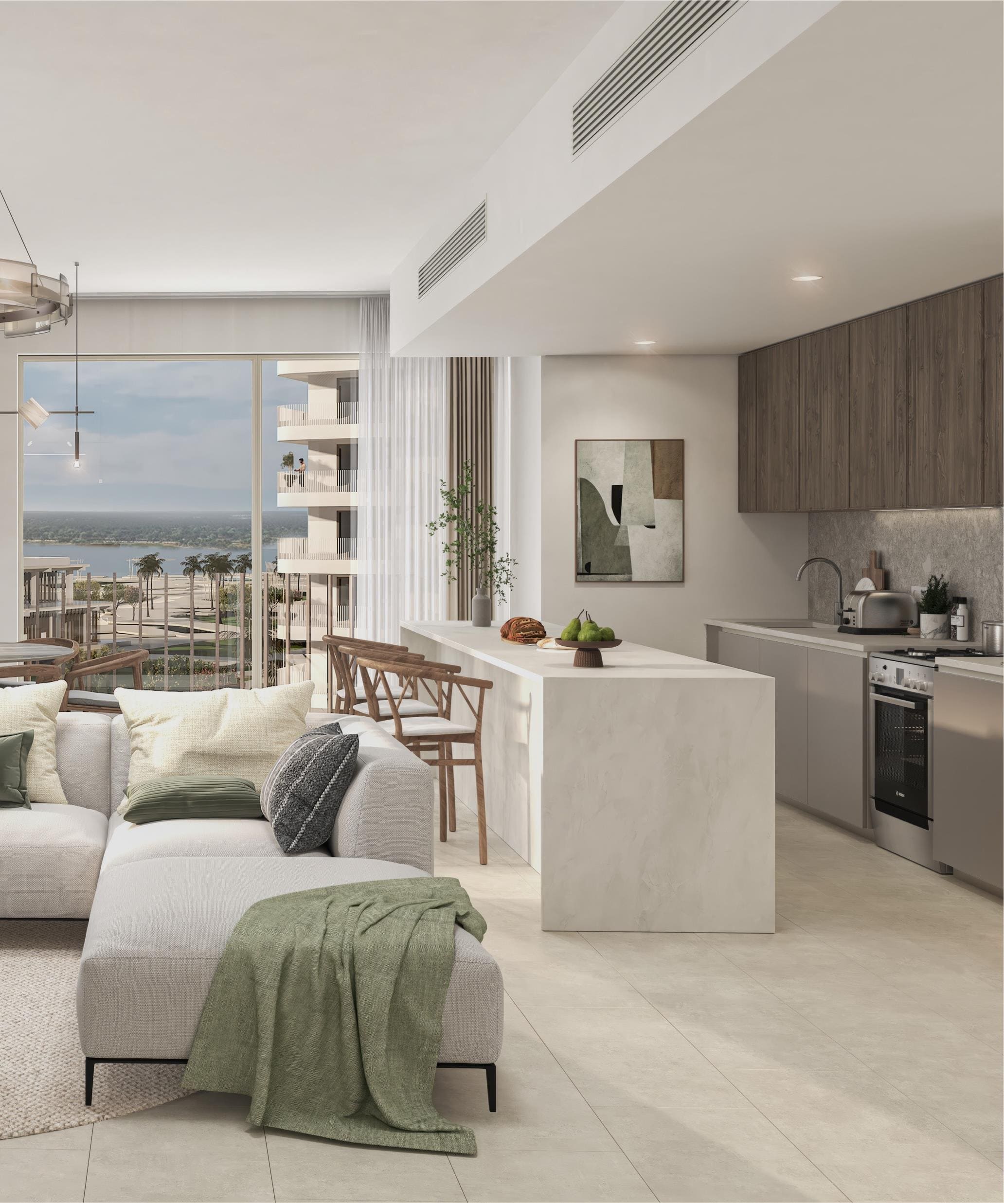 Gardenia Bay by Aldar, image 6 of 20. Render supplied by developer.