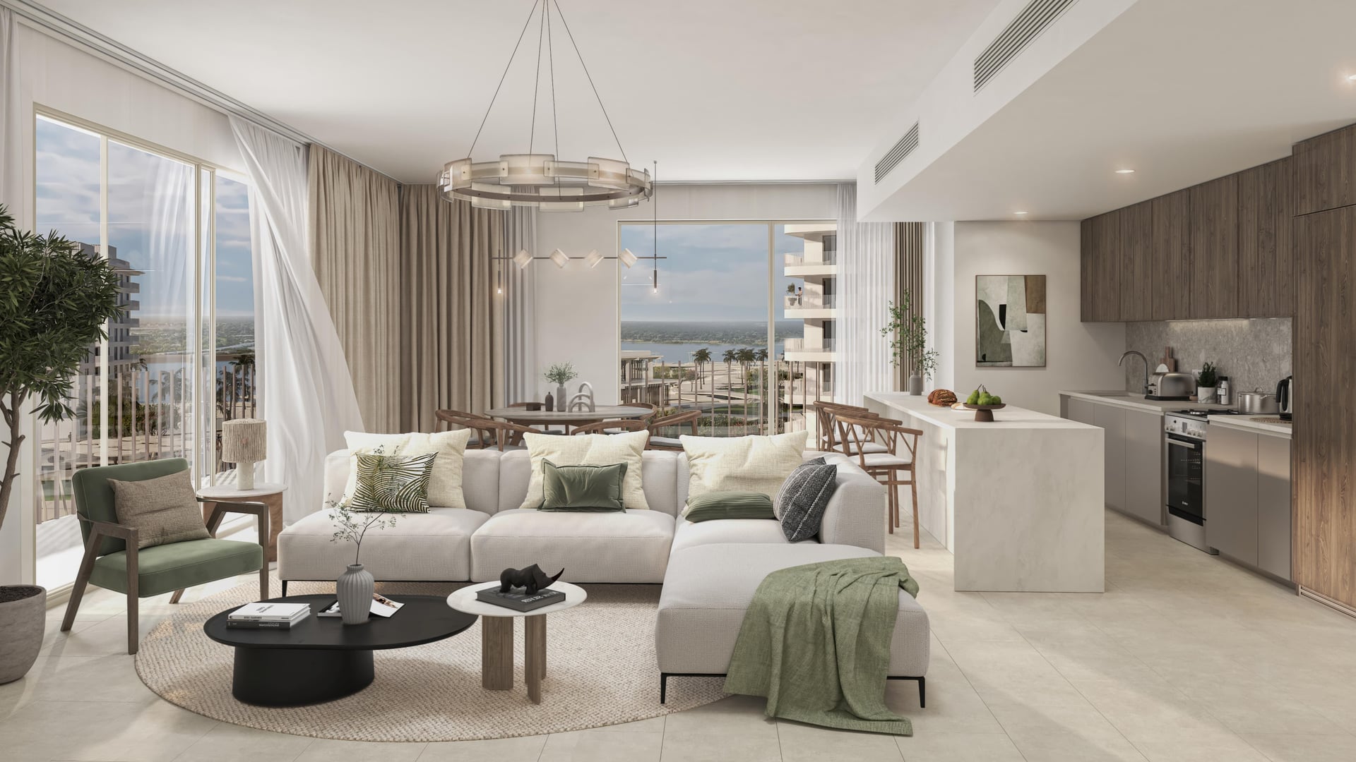 Gardenia Bay by Aldar, image 10 of 20. Render supplied by developer.
