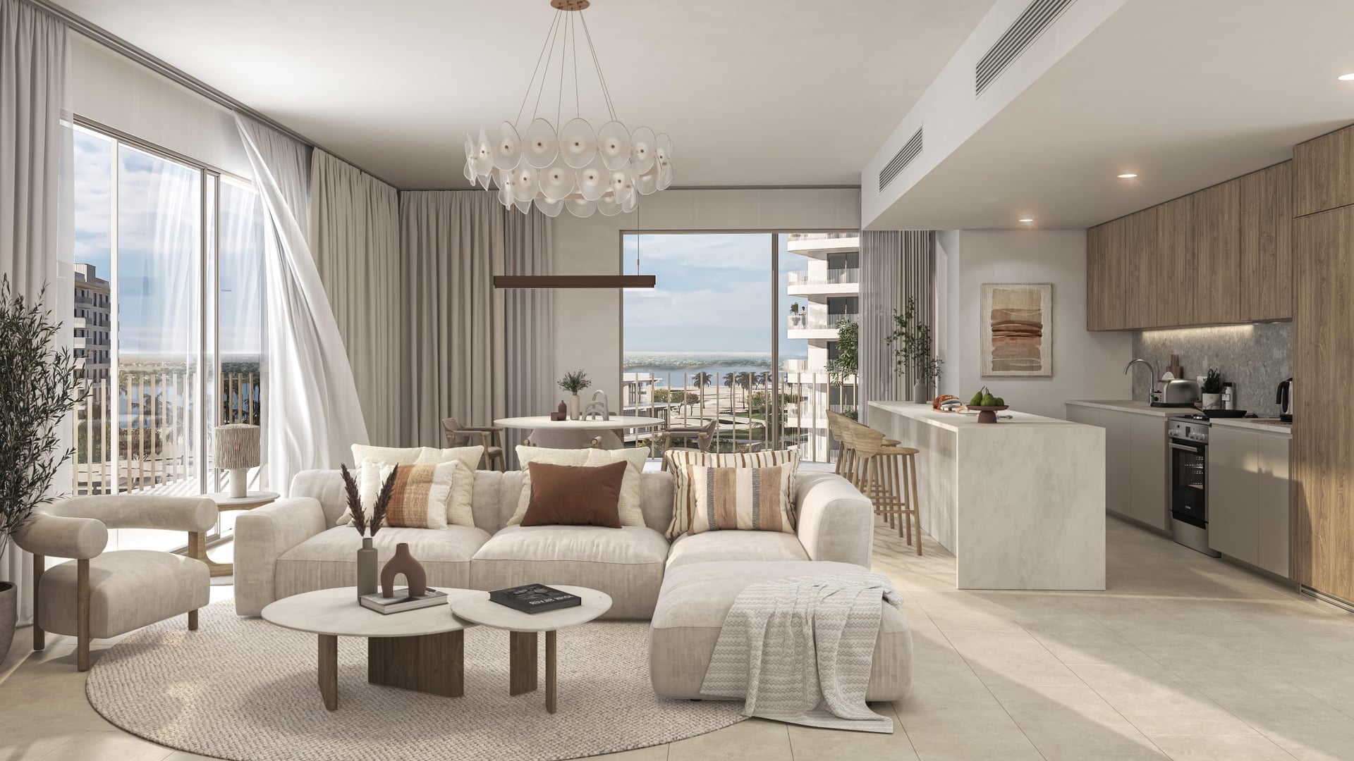 Gardenia Bay by Aldar, image 11 of 20. Render supplied by developer.