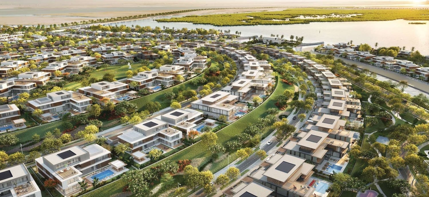 Reem Hills Villas by Q Properties, Al Reem Island. Render supplied by developer.