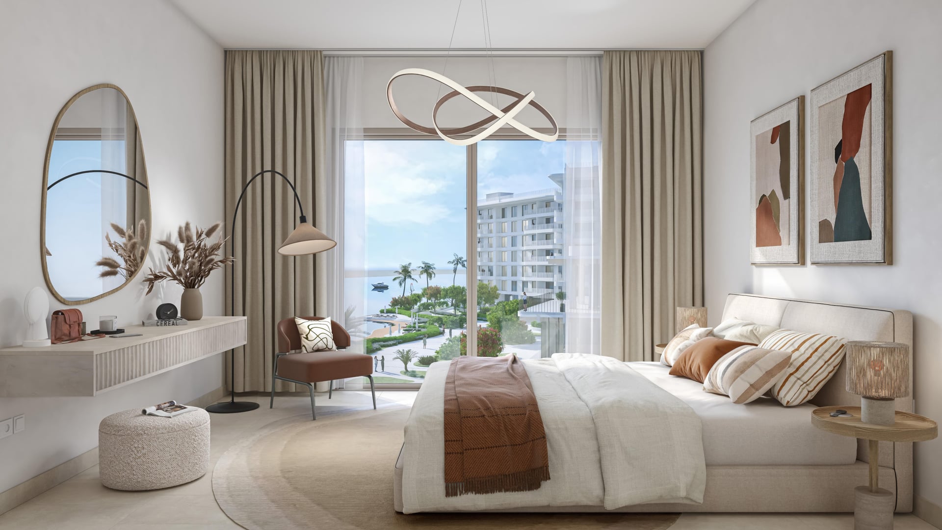 Gardenia Bay by Aldar, image 14 of 20. Render supplied by developer.