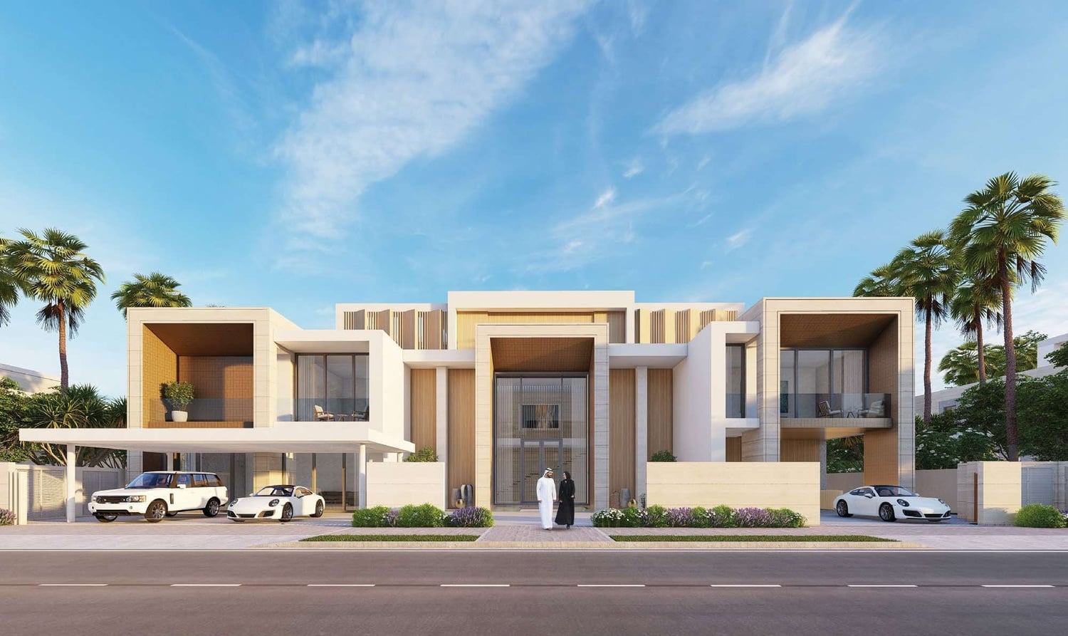 Reem Hills Villas by Q Properties, image 2 of 15. Render supplied by developer.