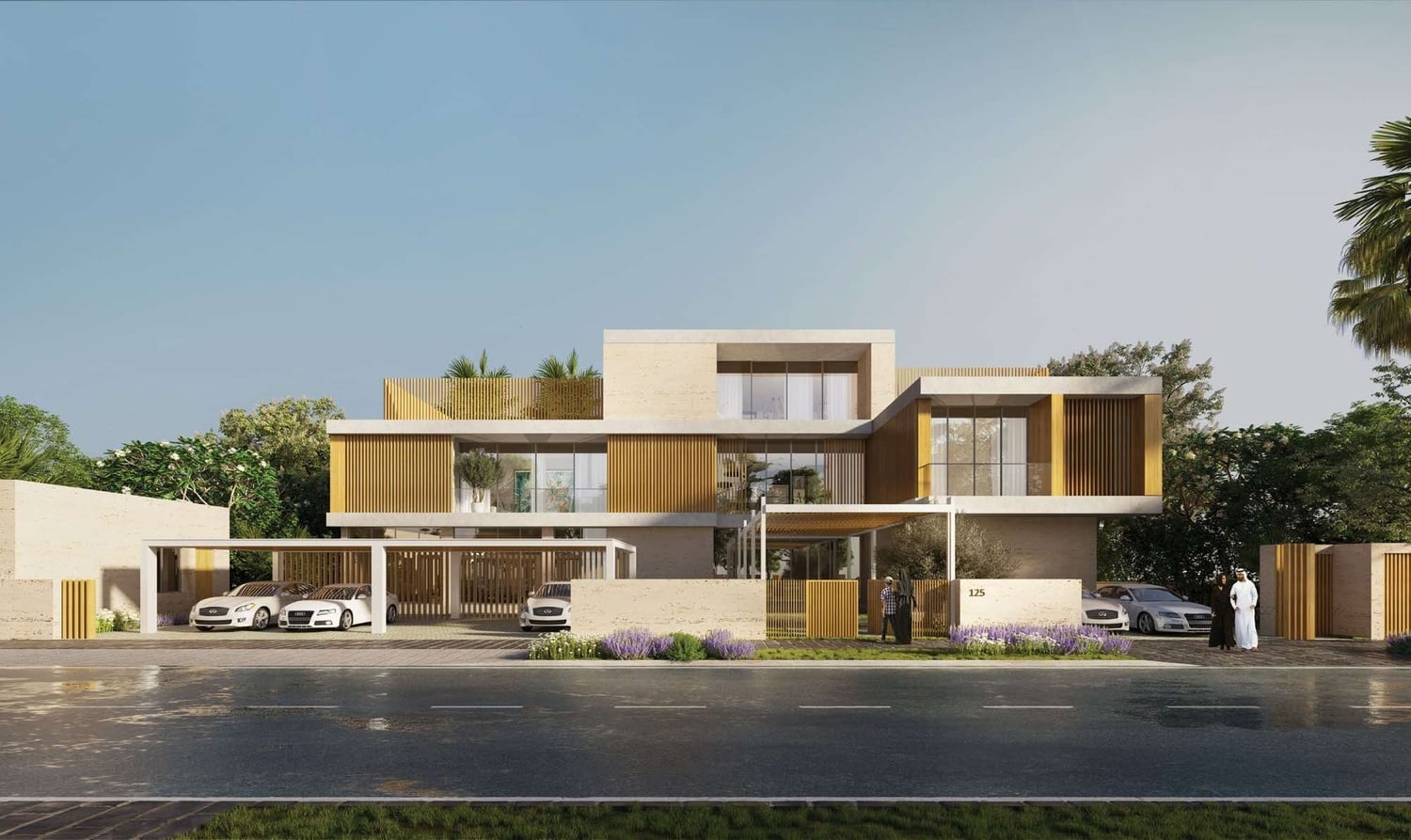 Reem Hills Villas by Q Properties, image 3 of 15. Render supplied by developer.