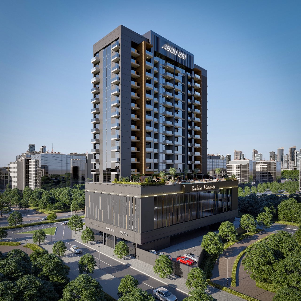 Celia Heights by Abou Eid, image 3 of 20. Render supplied by developer.
