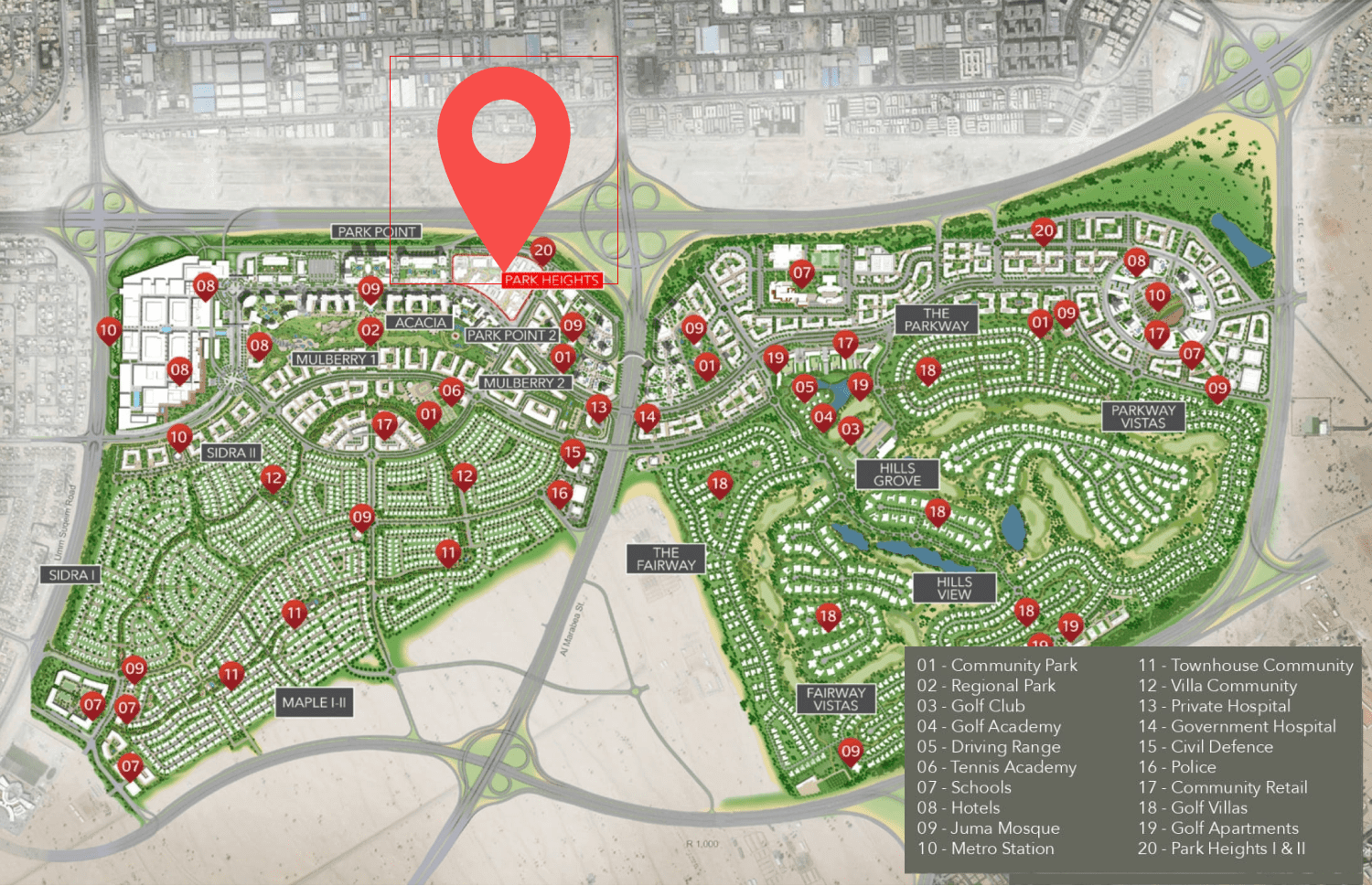Park Heights by Emaar, image 5 of 5. Render supplied by developer.