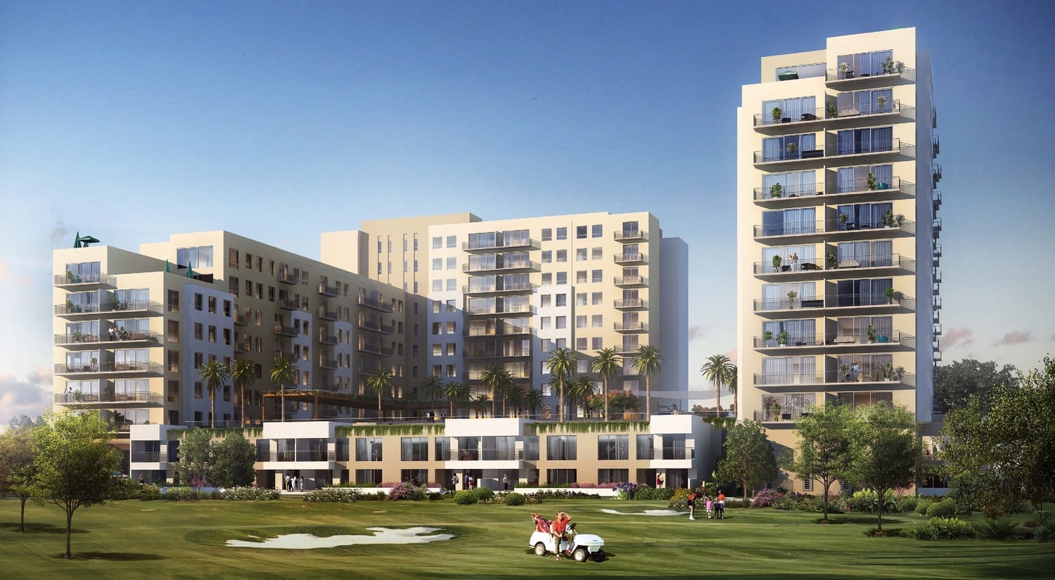 Golf Views by Emaar, image 1 of 13. Render supplied by developer.