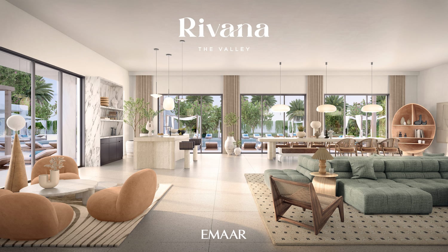 RIVANA by Emaar, image 12 of 16. Render supplied by developer.
