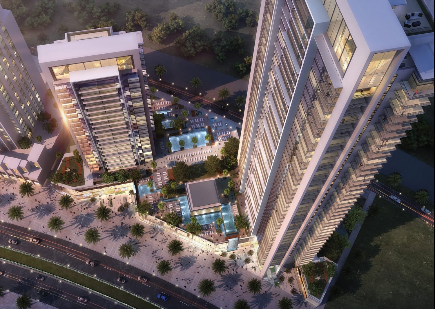 BLVD Crescent by Emaar, Downtown Dubai. Render supplied by developer.