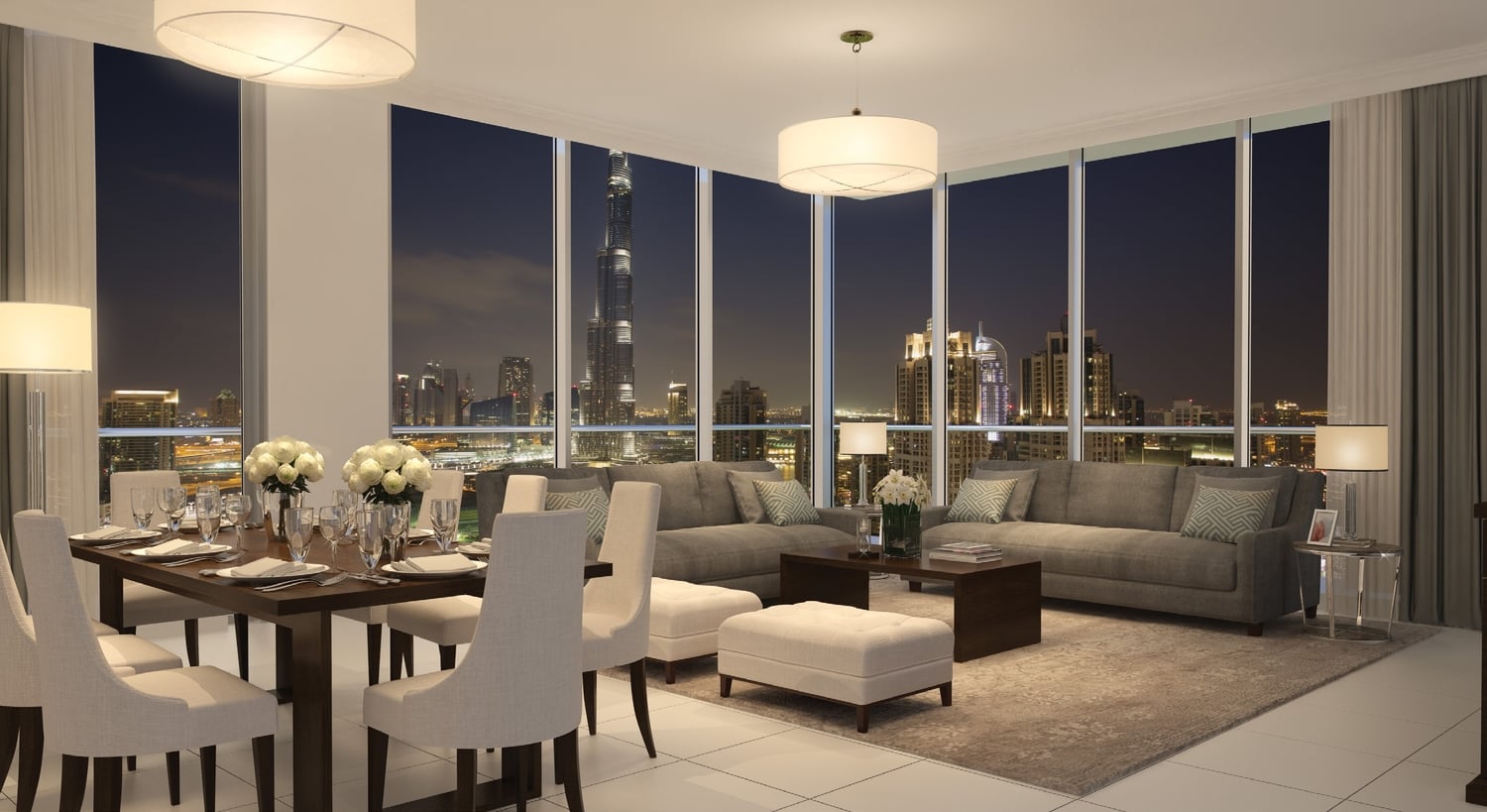 BLVD Crescent by Emaar, image 3 of 6. Render supplied by developer.