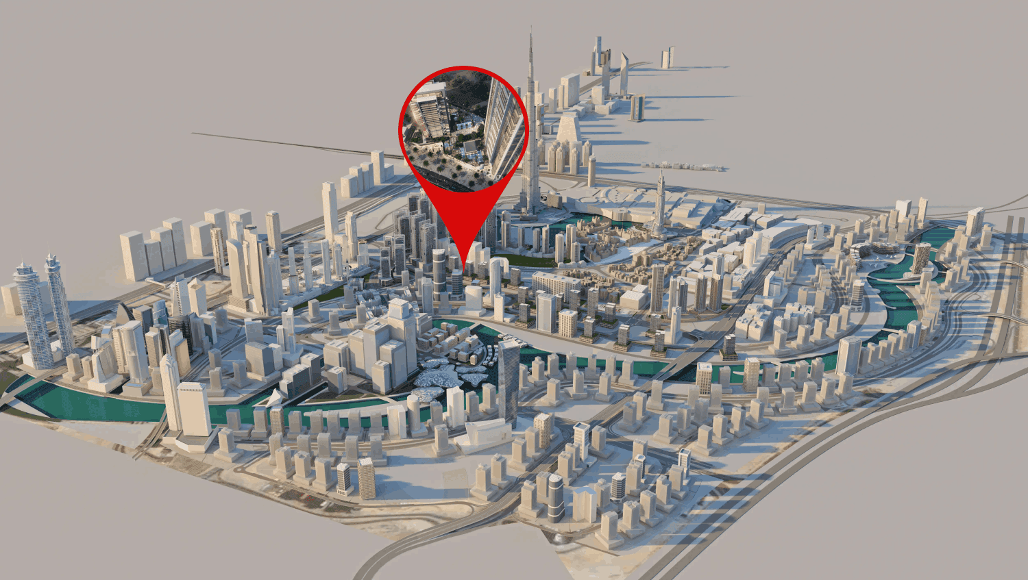 BLVD Crescent by Emaar, image 6 of 6. Render supplied by developer.