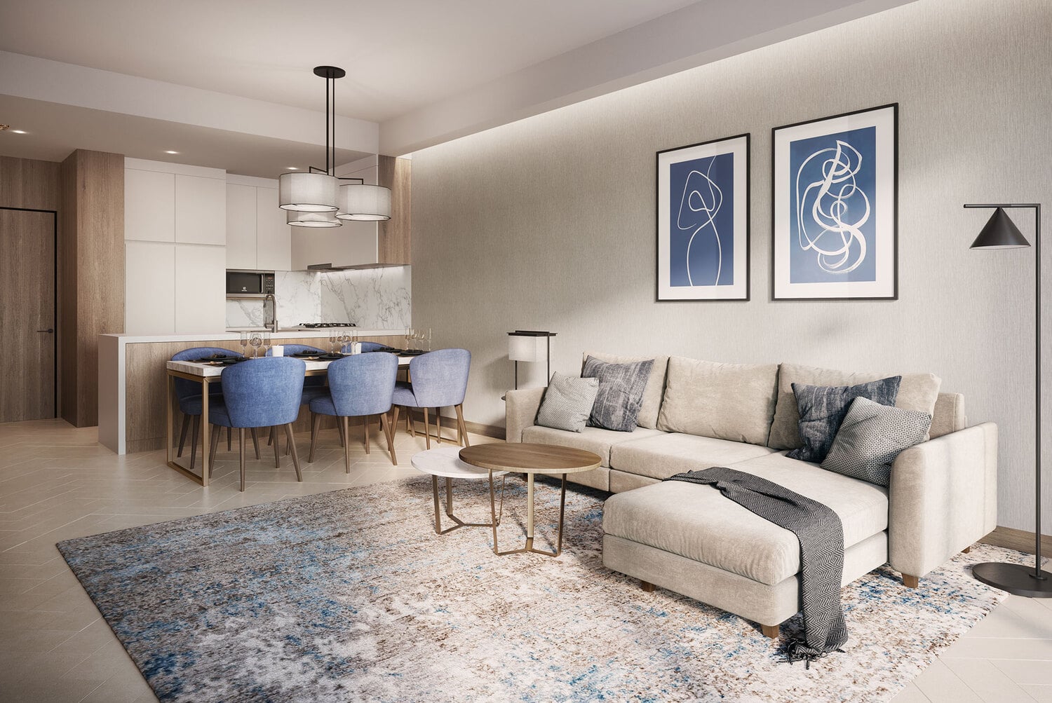 BLVD Crescent by Emaar, image 5 of 6. Render supplied by developer.