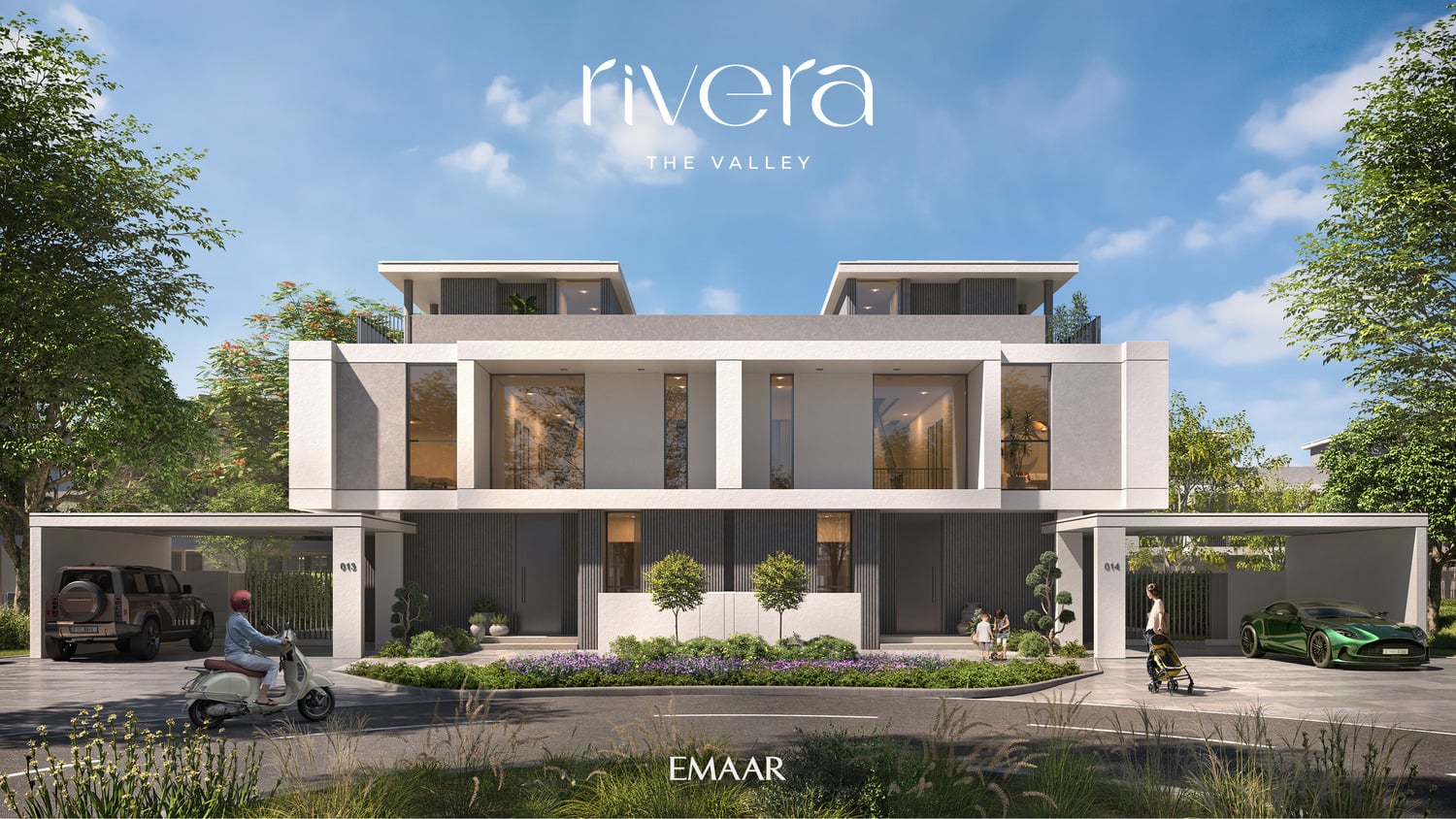 Rivera The Valley by Emaar, image 1 of 10. Render supplied by developer.