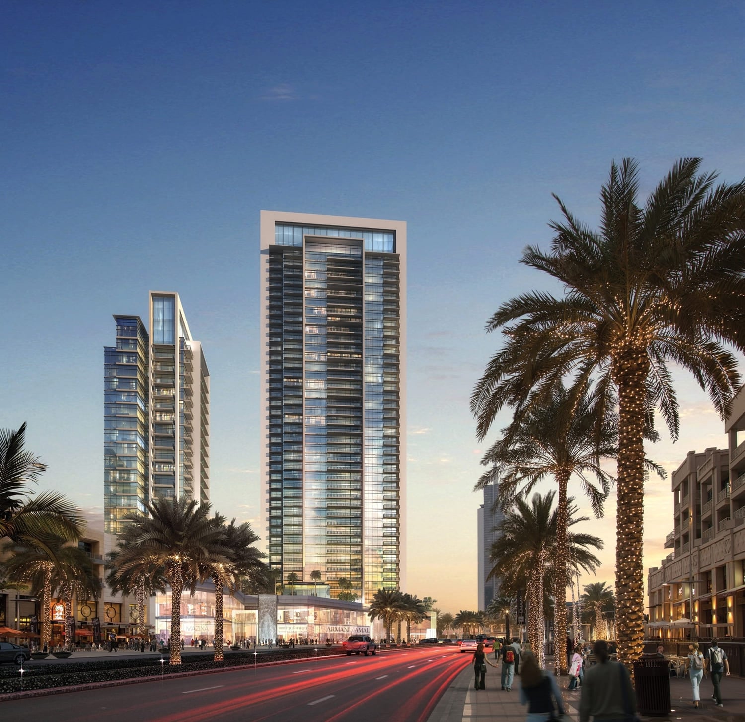 BLVD Crescent by Emaar, image 2 of 6. Render supplied by developer.