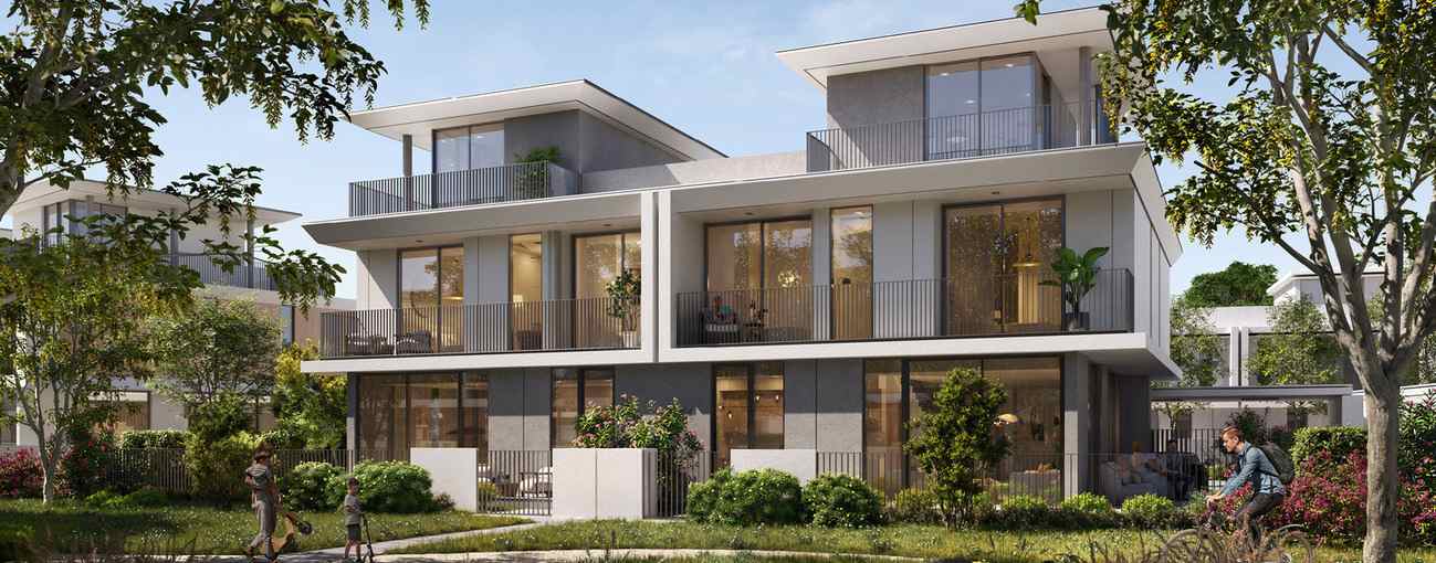 Rivera The Valley by Emaar in Umm Nahad 3/Madinat Hind 3, render supplied by developer